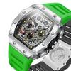 ONOLA Herren Wasserdichte Multifunktionale Automatische Mechanische Uhr mit Gummiarmband