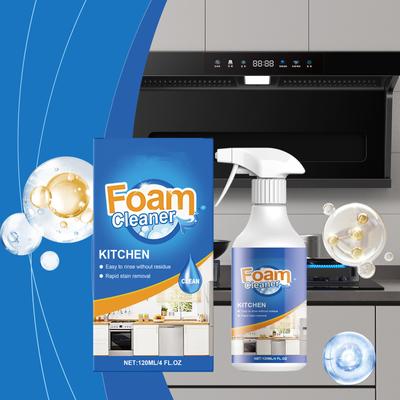 Kitchen Grease Foam Cleanser Kitchen Counter Oven Grease Remover 120ml