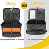 Golf Trunk Organizer Bag Storage Water Resistant Polyester Texture Compact Foldable Design for Equipment Protection
