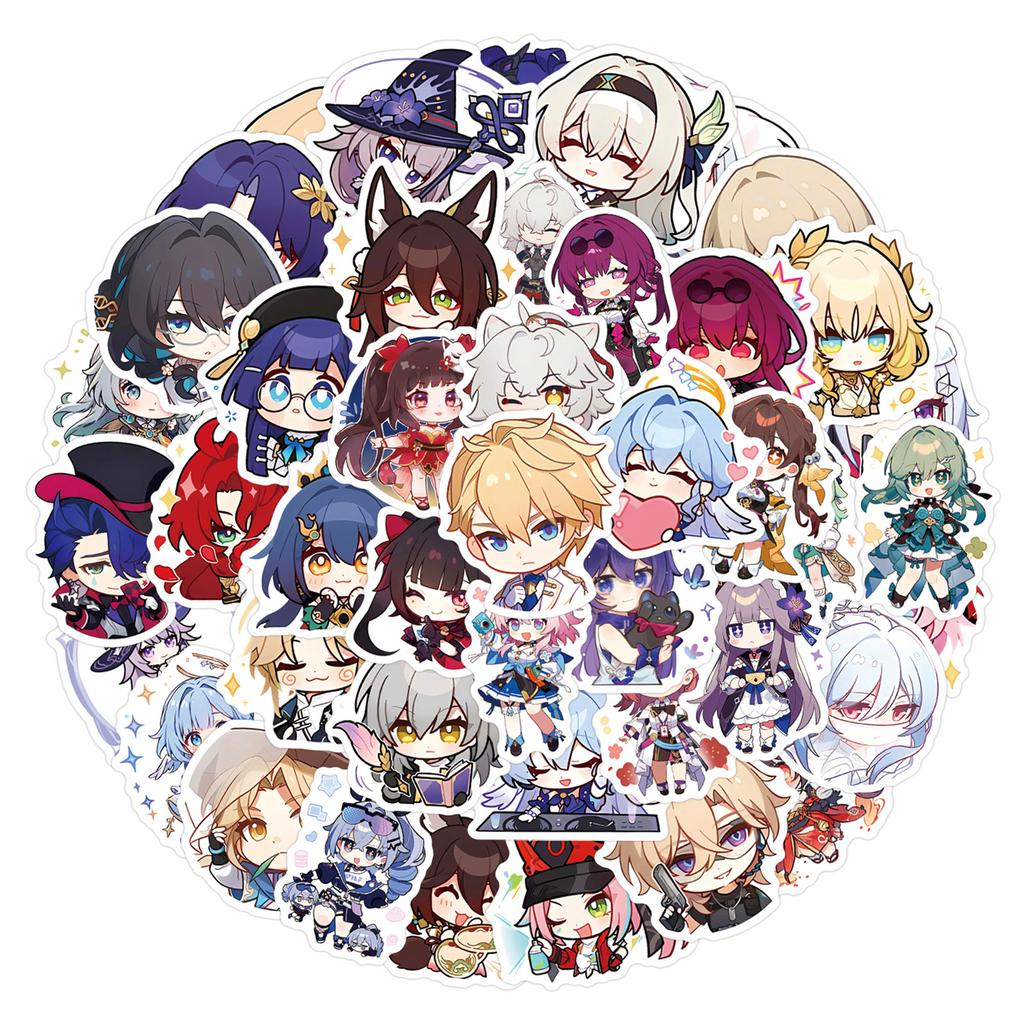 60 Star Dome Railway Graffiti Stickers Decorative Scooter Laptop DIY Cartoon Stickers