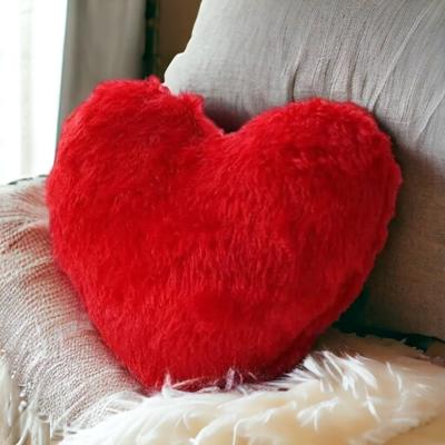 Heart Shape Cushion Pillow Valentine Gift for Girlfriend Boyfriend Couples Husband and Wife Valentine's Day Love Pillow Valentine Week Gift