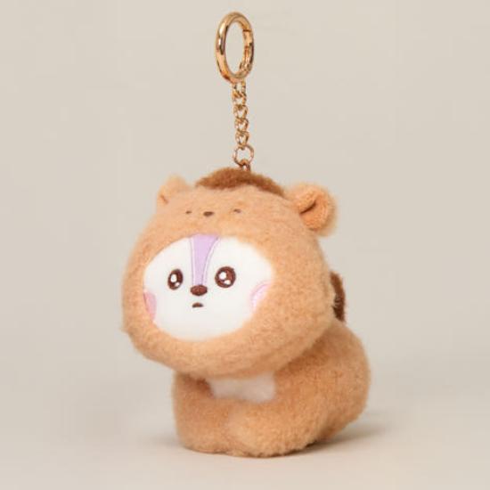 BT21 Bebek Daha Kabarık Peluş Anahtarlık