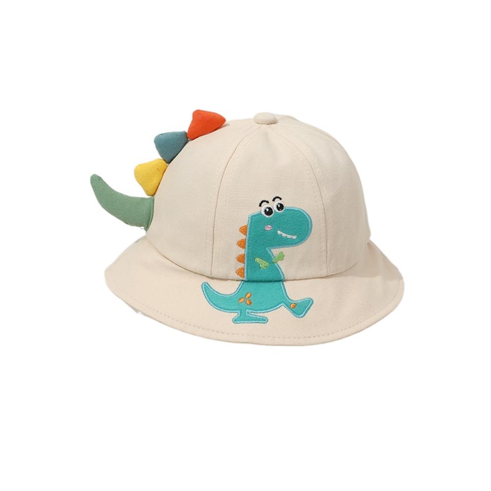 Wide Brim Dinosaur Children Fisherman Hat Cartoon Baby Sun Cap Cute Kids Bucket Hat  Toddler