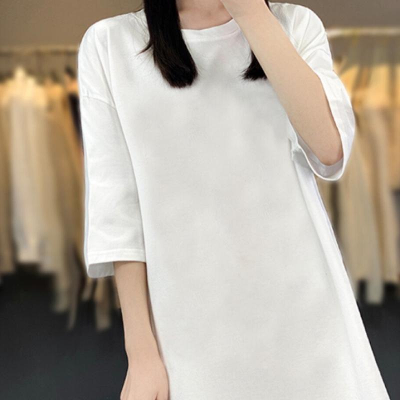 Navava Simple Daily Solid Loose FiT Long Sleeve T shirT nT678