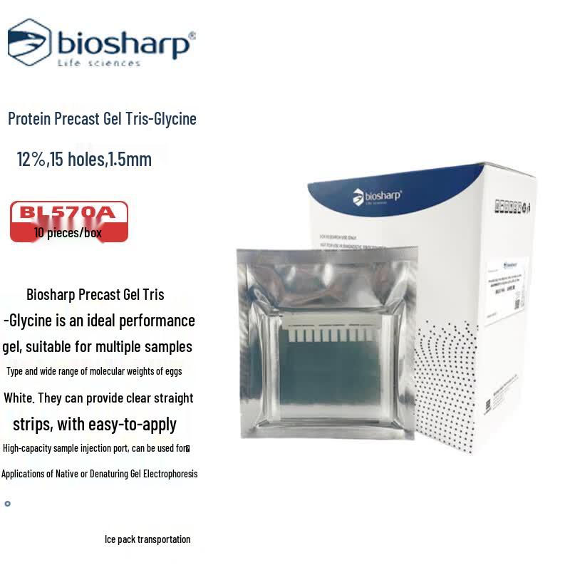BIOSHARP BL570A Tris-Glycine Protein Precast Gel 15 Wells, 1.5mm