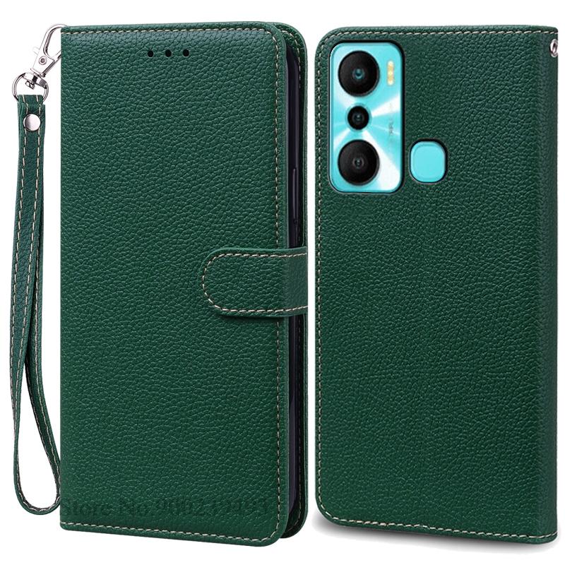 Hot 20i Case For Infinix Hot 20i Case Wallet Leather Flip Cover For Infinix Hot 20i Case X665C X665E Phone Cover Coque Fundas