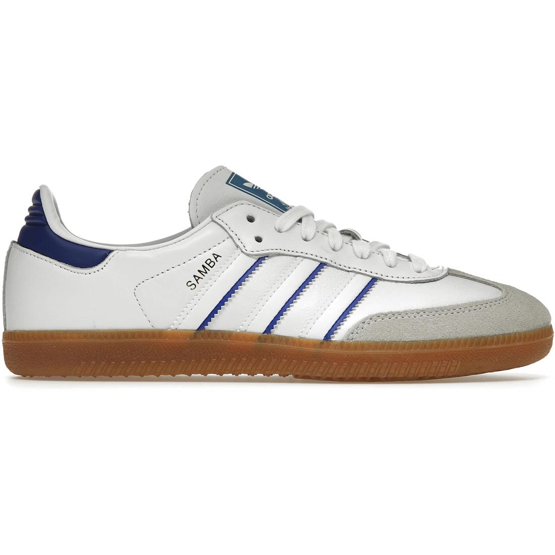 

Кроссовки adidas Samba Кожа Облачно-белый Ярко-синий(ИГ2339) 37