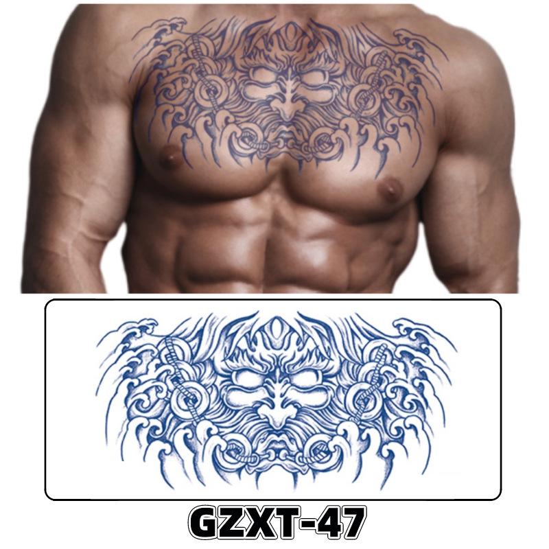 Waterproof Herbal Semi-Permanent Flower & Wings Sleeve Tattoo Sticker