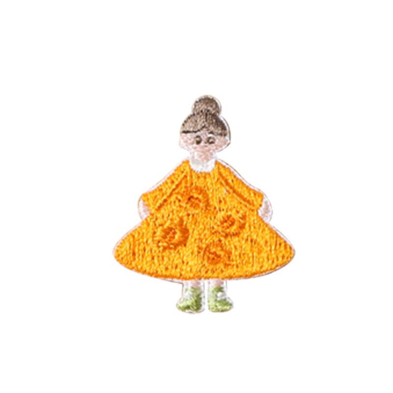 Three Loves Cartoon Animal Cloth Sticker Pants Hole Decorative Patch Sticker Self-Adhesive Cute Clothes Sticker Embroidery Sticker Small