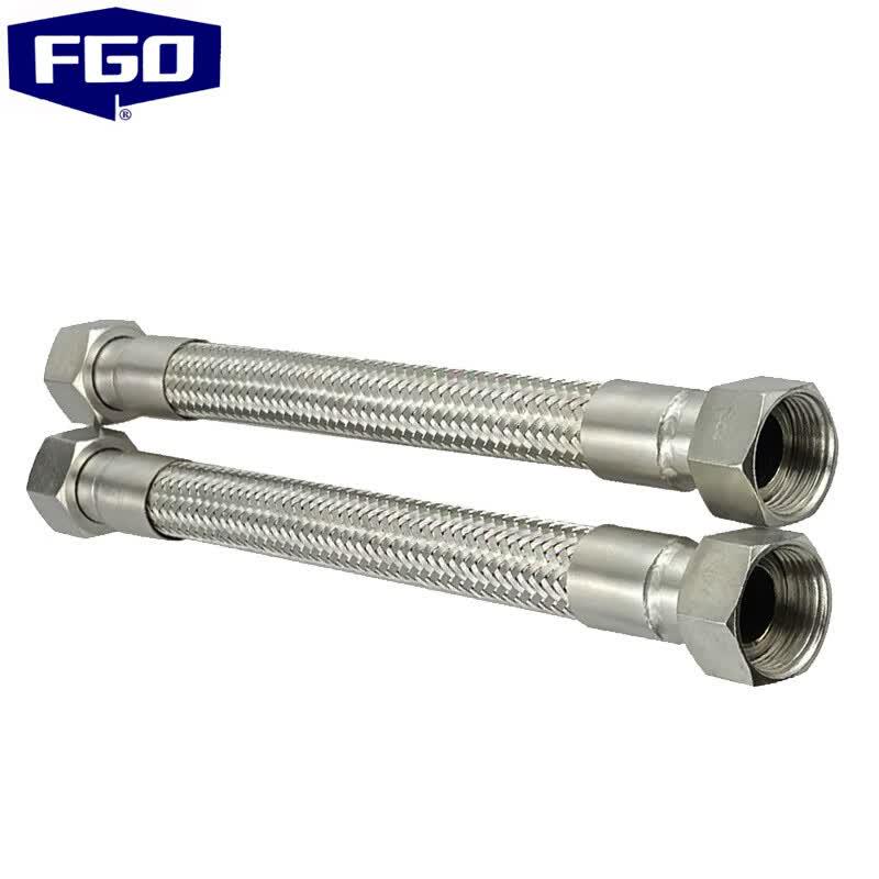 FGO Stainless Steel Braided Corrugated Hose M16x1.5, 200mm Length