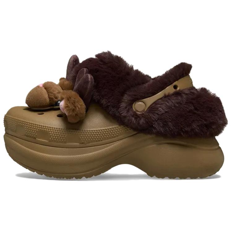 Crocs Comfortable Simple Whale Clogs Women Clogs Brown 211989-2EY