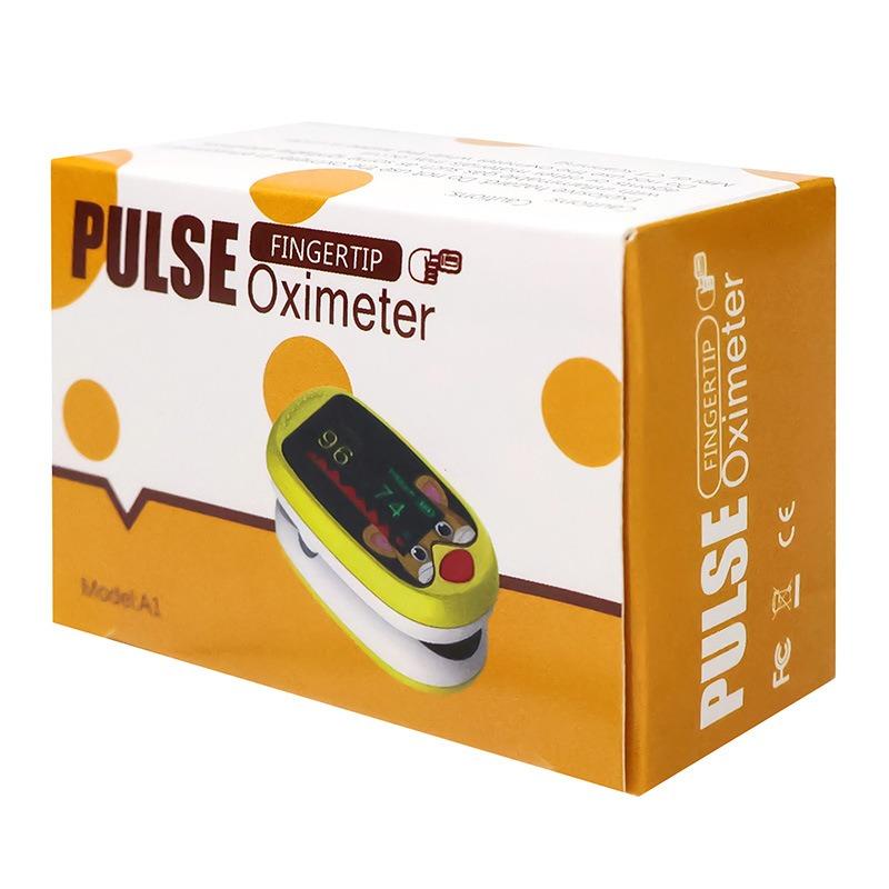Cartoon Children's Oximeter Nail Type Medical Grade Blood Oxygen Monitoring Finger Clip Apparatus Blood Oximeter Blood Oximeter Oxygen Protection