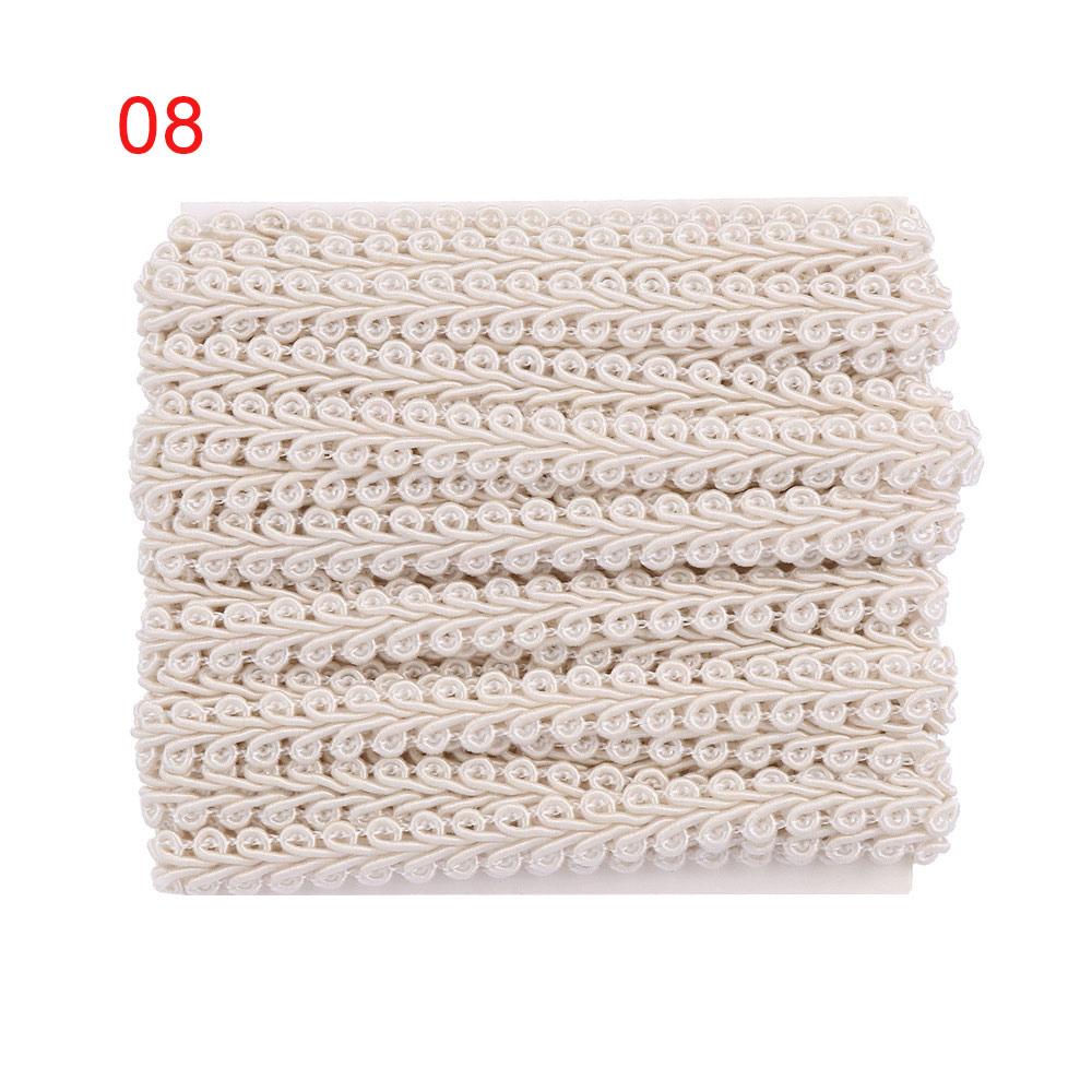 5m/lot Braided Curve Clothes Accessories DIY Crafts Sewing Ribbon Lace Trim Fabric