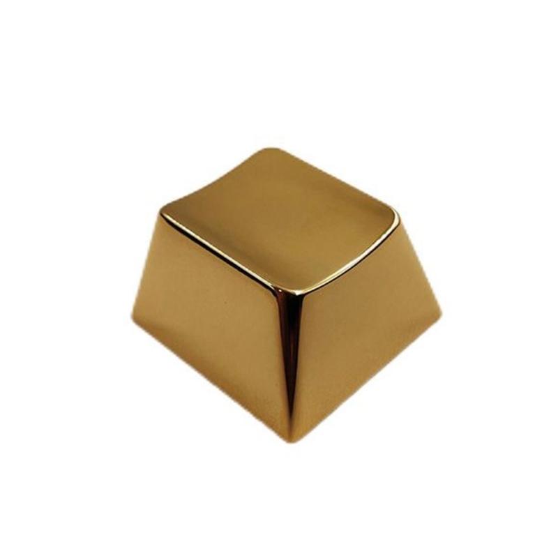 Metal Keycaps Cherry Profile for Mechanical Keyboard Switches Keycaps Black Silver Gold