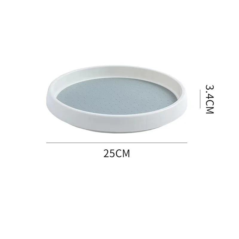 

Вращающийся на 360 градусов поворотный стол для хранения, круглая полка для хранения, устройство для хранения специй, кухонное противоскользящее устройство для хранения