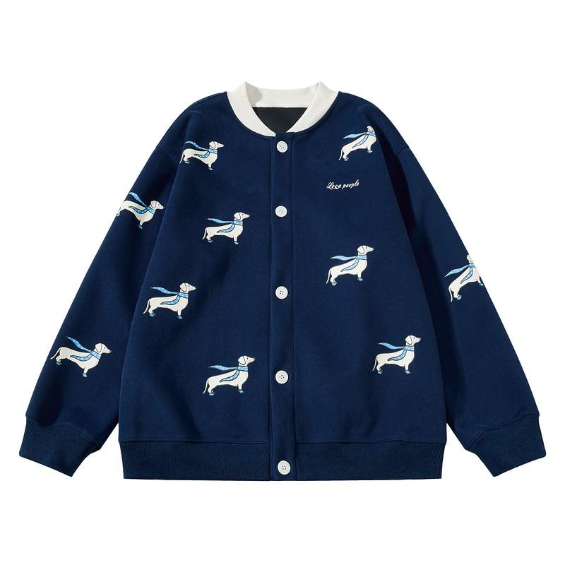 Unisex Oversized Cotton Knit Cardigan Jacket