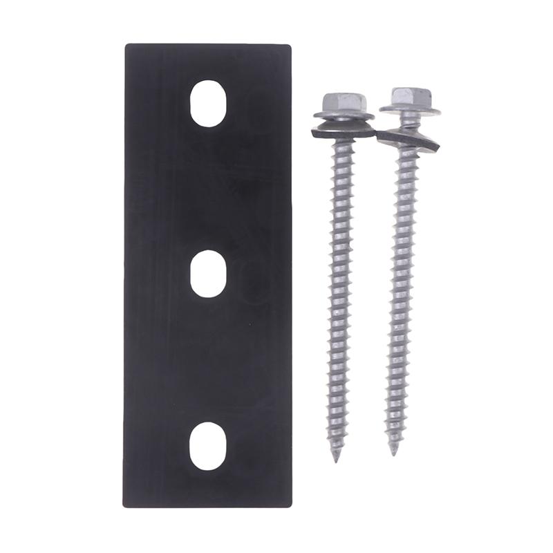 4Pcs Solar Panel Rotatable Elevation With Angle Bracket Roof Mounting Attachment Solar Panel Brackets Tilt Mounting Rail Support