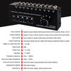 6 in 4 Out Sound Switcher Stereo Sound Switching Signal Source Switcher Selector Splitters Box Sound Signal Switching