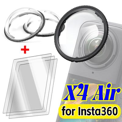 5v1 Ochranná skla obrazovky pro Insta 360 X4 Air Optické PC Kryt proti poškrábání pro kameru Insta360 X4 Air s otočnou čočkou 3 ks