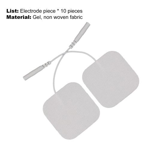 Yousheng 10Pcs/Set Electrode Pads Self-Adhesive Releasing Fatigue with Pinhole Physiotherapeutic Patches Replacement Tens Massagers Pads for Massage