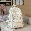 Schoolbag Japanese Ins New High-value Cute Casual Backpack Female Multi-compartment Junior High School Students Light and Sweet Backpack