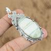 Natural Blue Rhodochrosite Gemstone Pendant 925 Sterling Silver Indian Jewelry