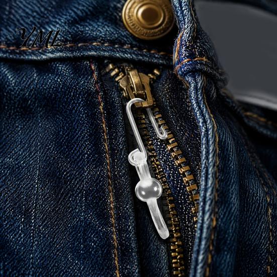 Reusable Zipper Helper 5/10Pcs Jeans Holder Upper, Keep Up on Pants, Stopper Button Hook Keeper Clip for Pants and Skirt,
