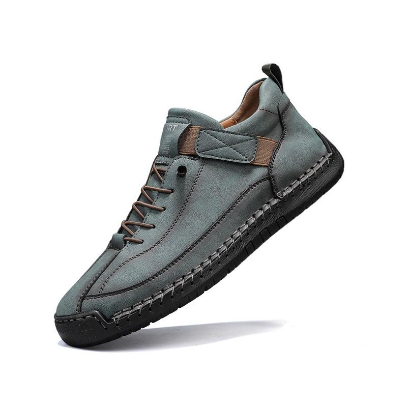 

Осень и зима популярные внешнеторговые мужские ботинки Мартин большого размера средней высоты, уличная повседневная обувь, рабочая обувь со строчкой 48