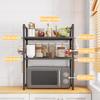 1 Set Of Multifunctional Thickened Household Kitchen Microwave Storage Rack, Microwave Seasoning Storage Rack