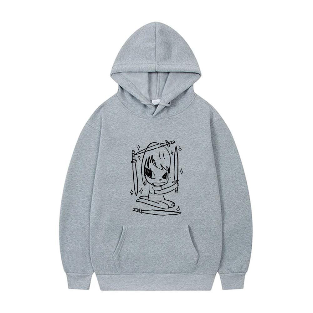 Yoshitomo Nara Graphic Hoodie Men Women Casual Oversized Hooded Sweatshirt Male Fashion Funny Streetwear Hoodies
