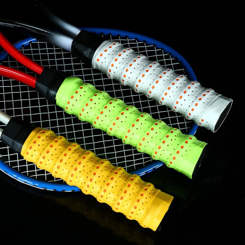 Squash Grip Tennis Racket Grip Tape With Anti Slip Perforated Super Absorbent Sweatband