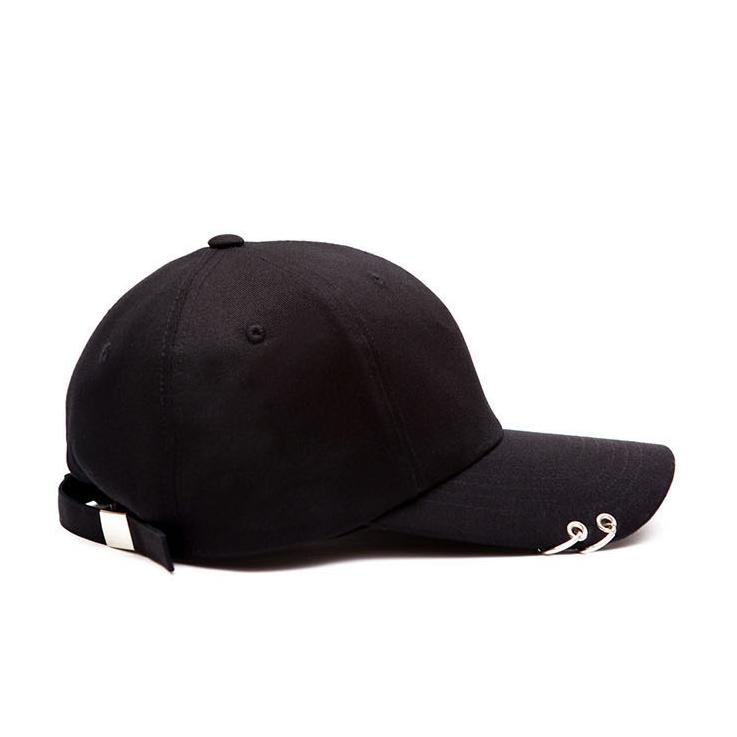 Buy MACK BARRY CURVE RING CAP BLACK BTS 