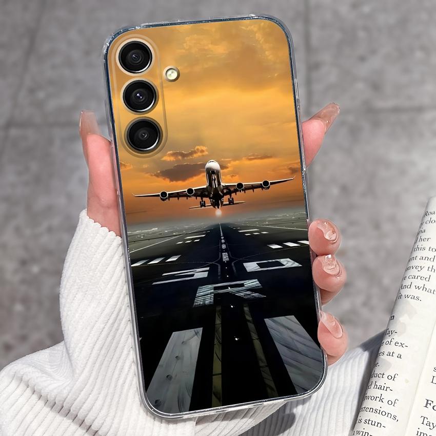 Casing For Samsung A16 A17 A15 A14 A13 A12 A10 A26 A25 A24 A23 A22 Phone Cover Cute Penguin Pattern Transparent Silicone Shell For Samsung Bumper Case