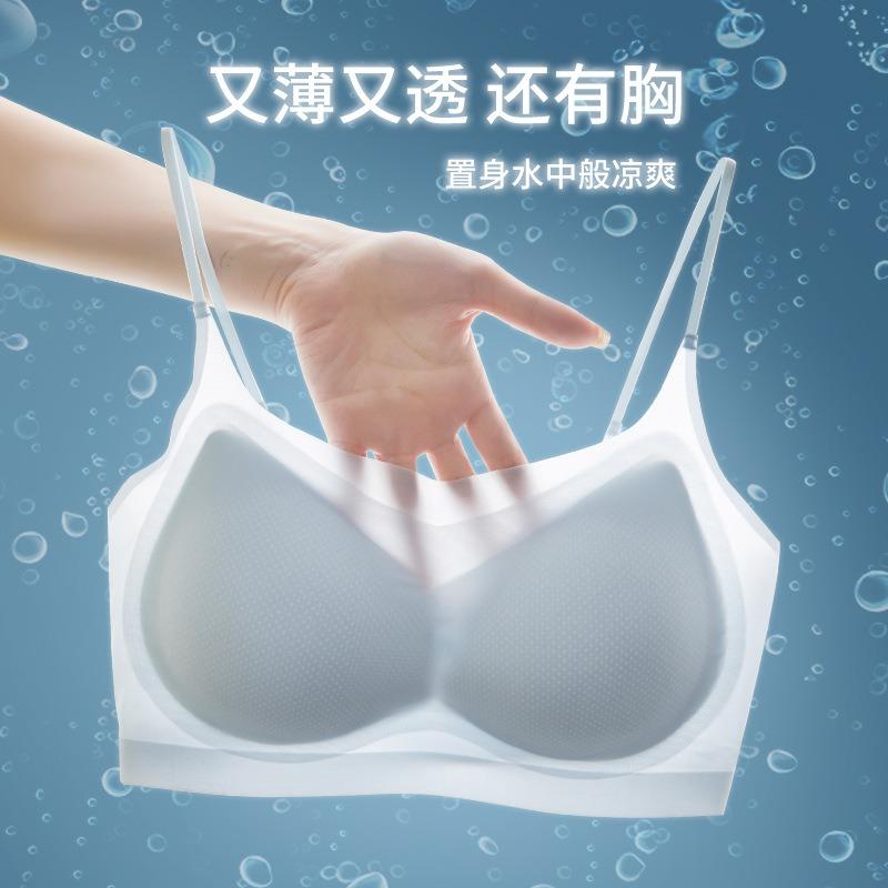Womens Seamless No Underwire Ultra Thin Breathable Comfortable Large Bust Vest Style Bra