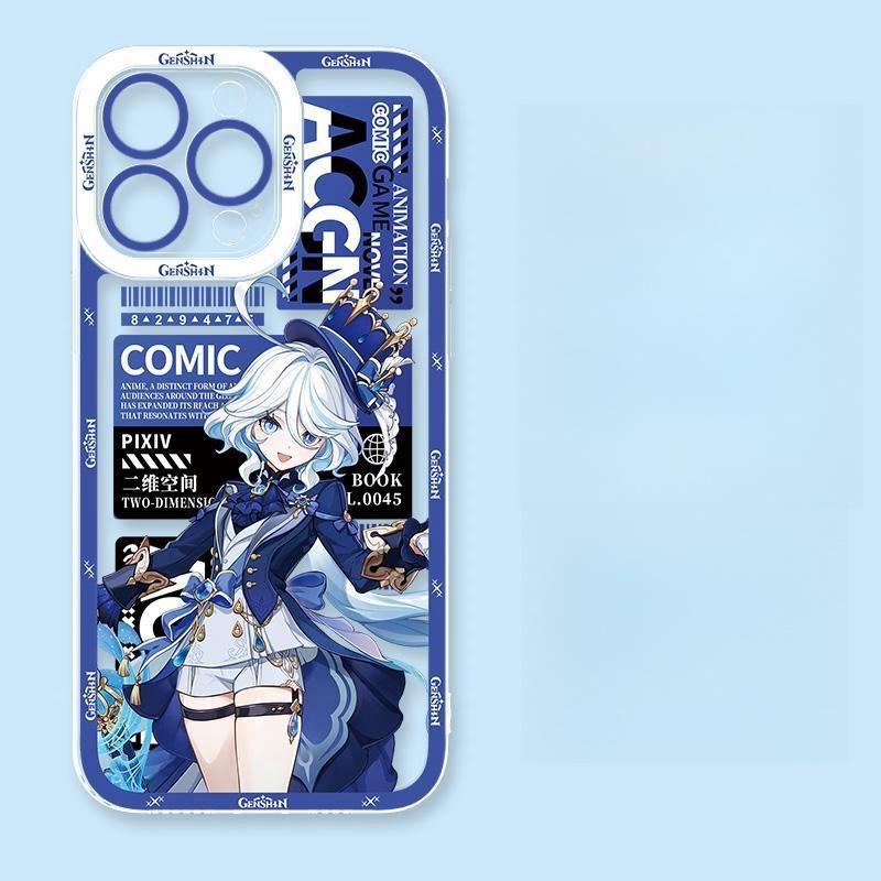 

Чохол Genshin Impact Furina Neuvillette для Samsung Galaxy S25 S24 S23 S22 Ultra Plus S23FE S24FE A55 A35 A15 A16 A56 A36 Samsung A56 5G