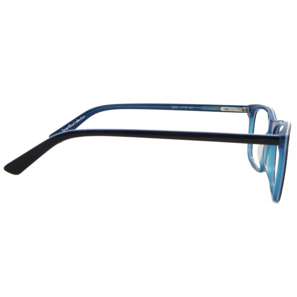 Full Rim Square Blue Smartbuy Collection Lincoln A71d Fashion Men Eyeglasses