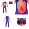Sonic The Hedgehog Kostium Cosplay dla Dzieci na Halloween Łatwy do Noszenia Oddychający Unisex Idealny na Imprezy!