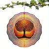 Metal Wind Chime Tree of Life Design Outdoor Garden Decor No Batteries Needed for Patio Yard Lawn