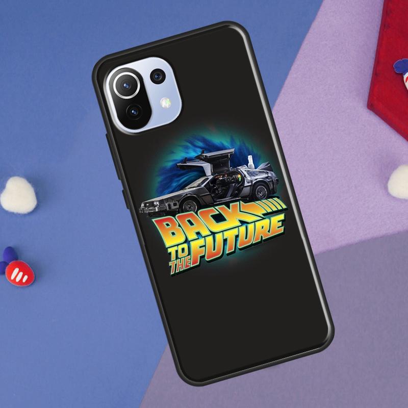 Back To The Future Time Machine Cover For Xiaomi 14 Ultra 13 11T 12T 13T 14T Pro POCO X6 X7 Pro X3 X5 F3 F5 F6 M6 Pro Case