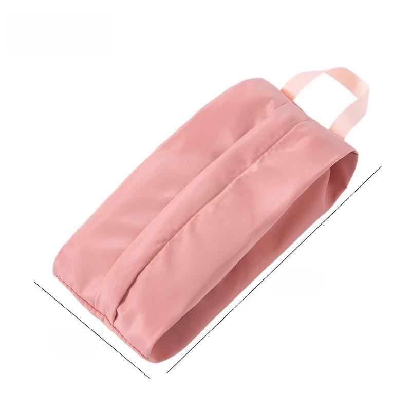 

Polyester Travel Storage Compartments Handheld Bag Underwear Toiletries Socks розовый