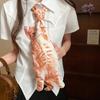 Exaggerated Design Necktie Unique Collarbone Tie Trendy Tie Necklace  For Women Men