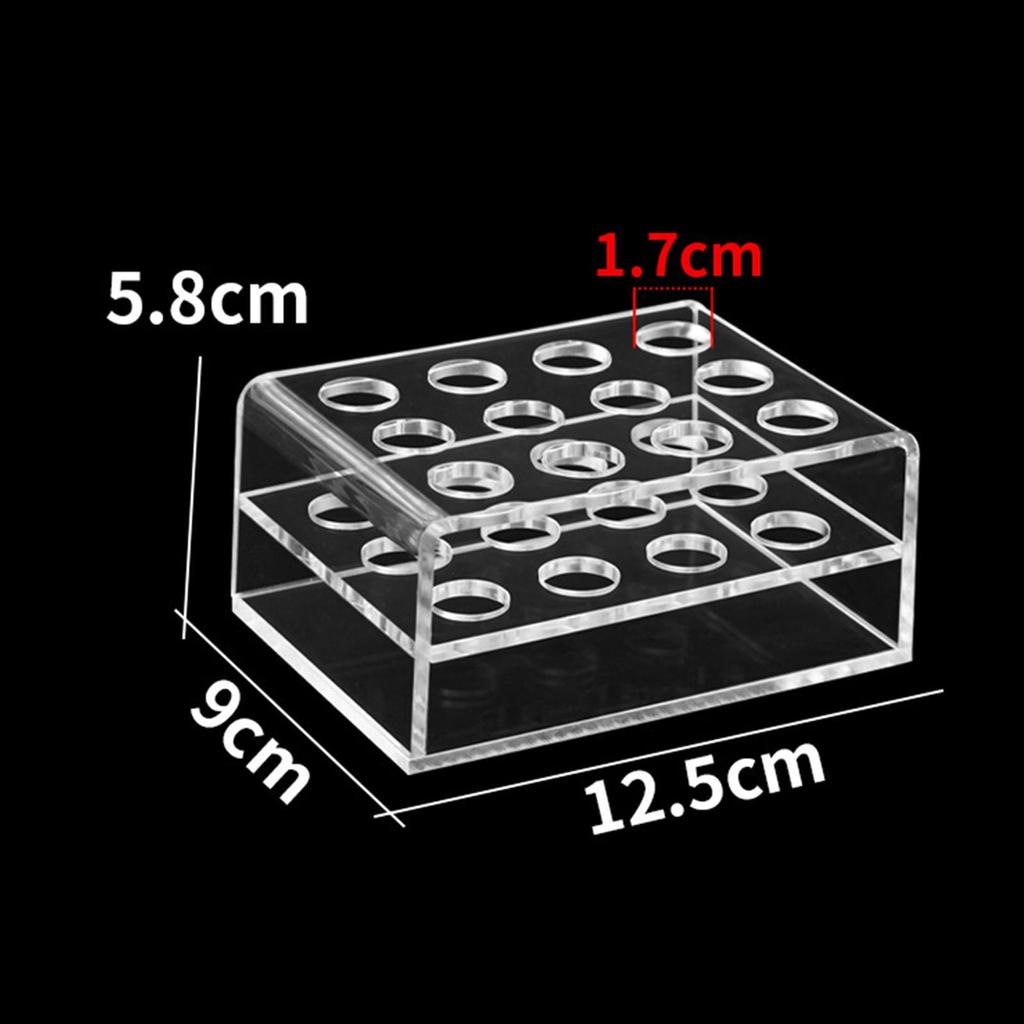 Acrylic Brush Display Pen Holder School Organiser for