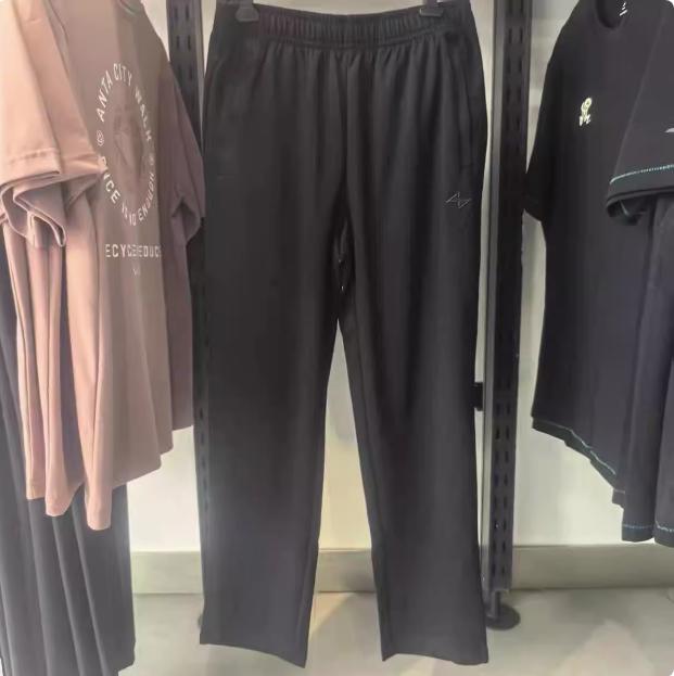 Anta Men s Pants Summer and Autumn New Trendy Series Ice Silk Straight Knitted Sports Pants S