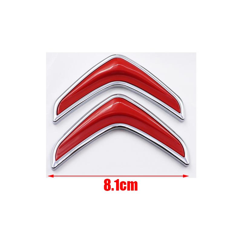 1 pezzo 3D ABS nuovo 8,1 cm 10 cm 11,5 cm Citroen Auto Paraurti Posteriore Portellone Bagagliaio Auto Posteriore Emblema adesivo Styling Accessori