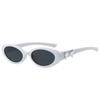 Korean Oval Small Frame Bow Sunglasses For Women And Men Outdoor Fashion Anti UV Resistant Shades For Woman Multicolor