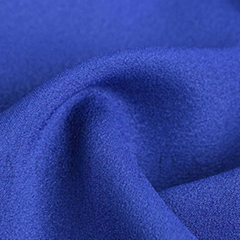 Round Neck Shirt Ladies Loose T-shirt Solid Color Flying Sleeves Stitching Chiffon Shirt Top