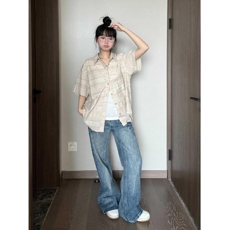 Sommer Fünf-Ärmel Jugendlicher Modetrend, Tägliches Modisches Herrenhemd, Japanisches Vielseitiges Neues Künstlerisches Hemd