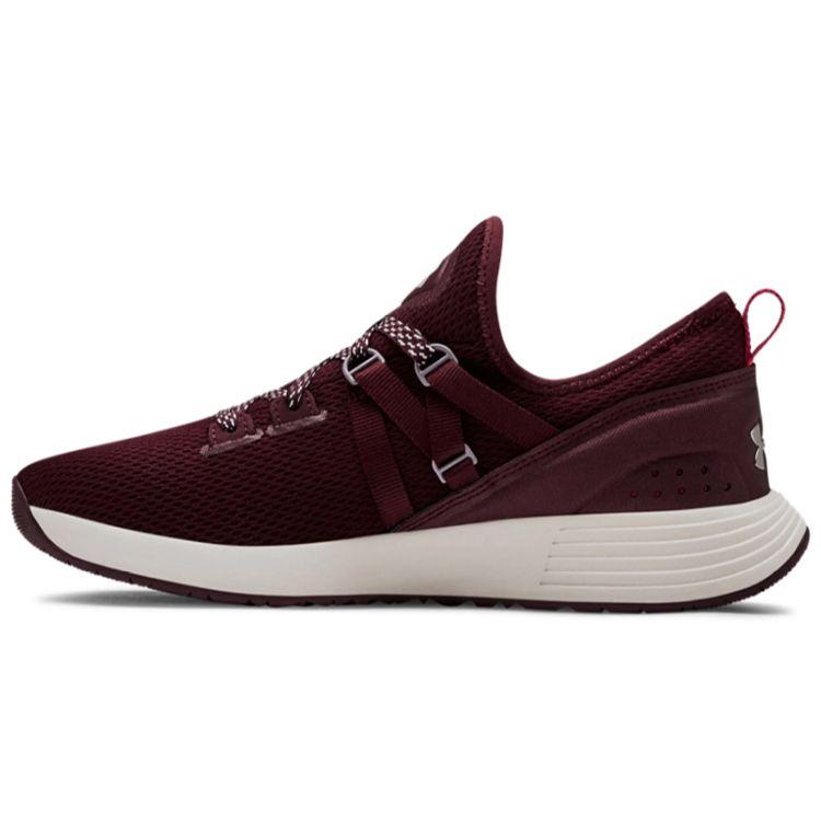 Under Armour  Breathe Trainer Dark Maroon Women Sneakers Red 3021335-500 38.5