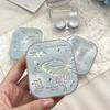 Square Travel Portable Women Laser Lens Cover Container Holder Storage Soaking Box Fashion Accessories Contact Lens Case