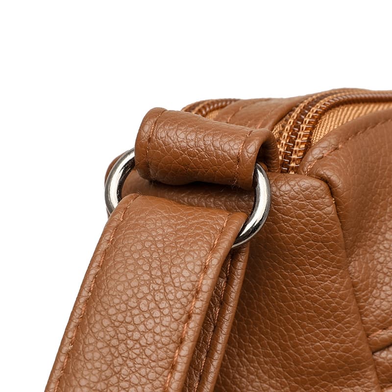 Texturierte Damentasche lässige Mode mehrschichtige Umhängetasche